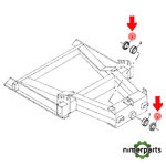 AH112284 - Retain rear axle support