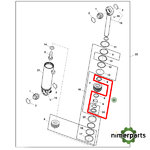 AHC16954 - JUEGO RETENES BOTELLA ELEVADORA 100MM JOHN DEERE