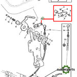 AL119895 - BIELA ACELERADOR MANO 6000 JOHN DEERE