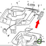 AL152148 - REJILLA AIRE LH SALPICADERO 6000 JOHN DEERE