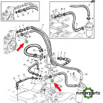 AL155008 - RACOR MANGITITO F.HIDRAUL 6000 JOHN DEERE