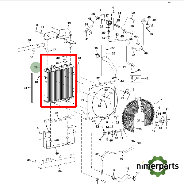 AL155781 - EMPTY EMPTY RADIATOR JOHN DEERE