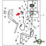 AL181123 - INTERRUPTOR ROTATIVO 6030 C/LUZ ORIGINAL JOHN DEERE
