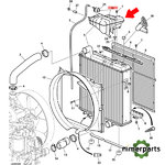 AL179270 - BOTELLA RADIADOR 6030 7530 ORIGINAL JOHN DEERE