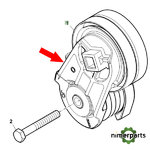 AL181832 - TENSOR CORREA VENTILADOR 6000R-M JOHN DEERE