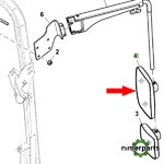 AL221771 - ESPEJO RETROVISOR JOHN DEERE