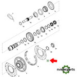 AL76005 - REVESTIMIENTO TDF 6010/20 JOHN DEERE