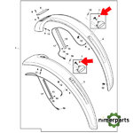 MCXFA1017 - LAMPARA FARO LABOR 6 8000 ORIGINAL JOHN DEERE