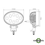 LA10058 - Faros de trabajo LED 24W 2240l  ¡OFERTA 50 % DESCUENTO!