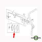VLD1068 - CRISTAL ESPEJO 6 7000 VAPORMATIC PARA JOHN DEERE