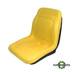 VLD1836 - ASIENTO PVC AMARILLO 18" GATOR VAPORMATIC PARA JOHN DEERE