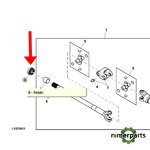 L209641 - RETEN PALIER TDM 6M 6R ORIGINAL JOHN DEERE