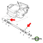 H131754 - BULON MANGUITO REDUCTOR CTS JOHN DEERE