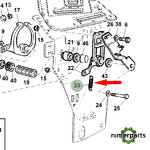 L102451 - MUELLE CUADRANTE CAMBIO 6 6030 JOHN DEERE