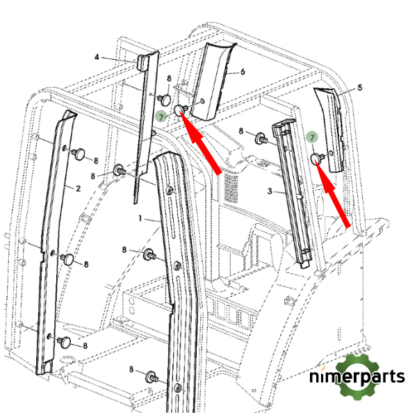 L151569 - TAPON TAPIZADO ORIGINAL JOHN DEERE