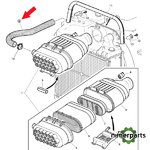 L168823 - John Deere aspiration hose