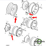 L31689 - TORNILLO DE RUEDA JOHN DEERE