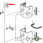L31750 - John Deere frontal emblem brake