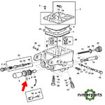 L75857 - RASCADOR PISTON B.FRENO 6000 JOHN DEERE