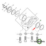 R124958 - ARANDELA PUENTE DEL 8 8020 JOHN DEERE