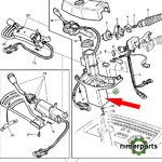 R135817 - FLOOR CONTROLS 6 7010 John Deere
