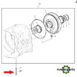 R175130 - R175130 -NTornillo Box Changes 6x80 (Length) Original John Deere