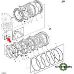 R175131 - TORNILLO C/C 6X50 6 7010 JOHN DEERE