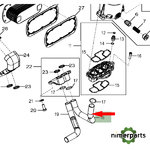 R518376 - Pump Oil Tube 8 8030 John Deere