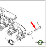 R522554 - Tornillor Collector Escape John Deere