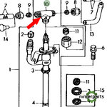 R71963 - Connection in t head injector John Deere