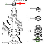 RE519115 - RETEN VALVE COLATA (GREEN) John Deere
