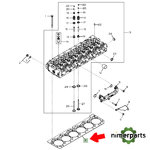 RE543671 - JUNTA DE CULATA JOHN DEERE