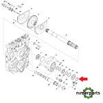 T121280 - FIELTRO RETEN TDF 8 8020 JOHN DEERE