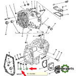 T22851 - EMPAQUETADURA CIERRE CAJA CAMBIOS ORIGINAL JOHN DEERE