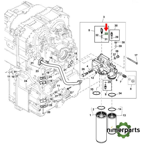 T57247 - T57247 ANILLO TORICO  VALVULAS PQ JOHN DEERE