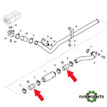 ER198374 - MANGUITO FILTRO HIDRAULICO 5000G JOHN DEERE