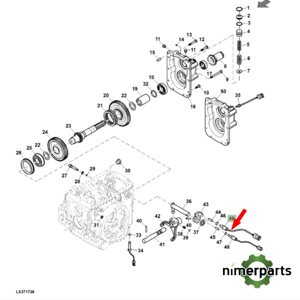 ER413654 - INTERRUPTOR MANDO TDF JOHN DEERE