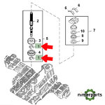 F2863R - Clip BBLON BLANK BRAKE JOHN DEERE