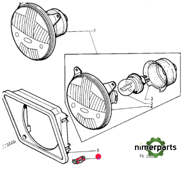 FG0010824 -  CHAPA FARO JOHN DEERE