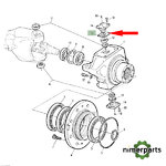 L100104 - SUPLEMENTO MUÑON TDM 6 6020 JOHN DEERE