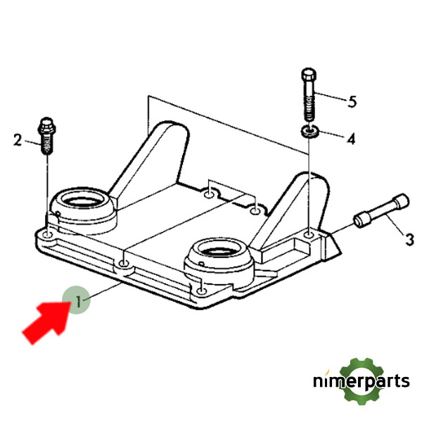 L30613 - TAPA DE PALANCAS JOHN DEERE