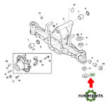 R121594 - ARANDELA MUÑON TDM 5000 JOHN DEERE
