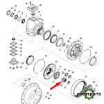 R130078 - SEMI-PALIER TDM 8000 JOHN DEERE