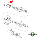 R131418 - CARCASA GRUPO TDM 8/8020 JOHN DEERE