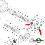 R237713 - PLANETARIO GRUPO TDM ORIGINAL JOHN DEERE