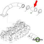 R500596 - ADMISSION MANGITO TURBO JOHN DEERE
