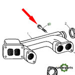 R523525 - TORNILLO COLECTOR ESCAPE 8000 JOHN DEERE