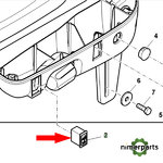 RE225257 - INTERRUPTOR ALTURA ASIENTO JOHN DEERE