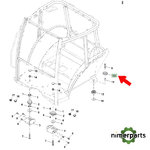 RE62901 -  SILEMBLOCK CABINA 8 9020 JOHN DEERE