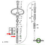 T25741 - LAMINA AJUSTE DIRECCIÓN JOHN DEERE